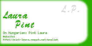 laura pint business card